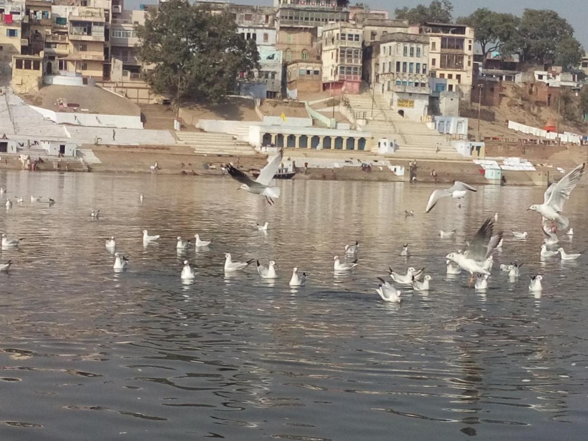 Tandon Lodge On The Ganga Ghat Homestay فاراناسي المظهر الخارجي الصورة